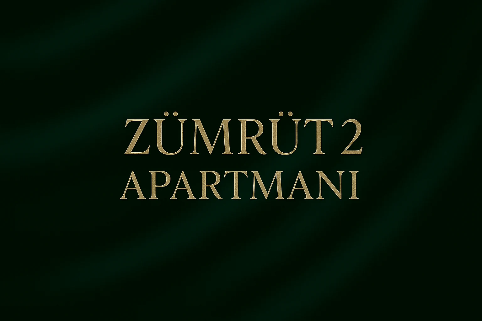 Zümrüt 2 Apartmanı proje kapağı